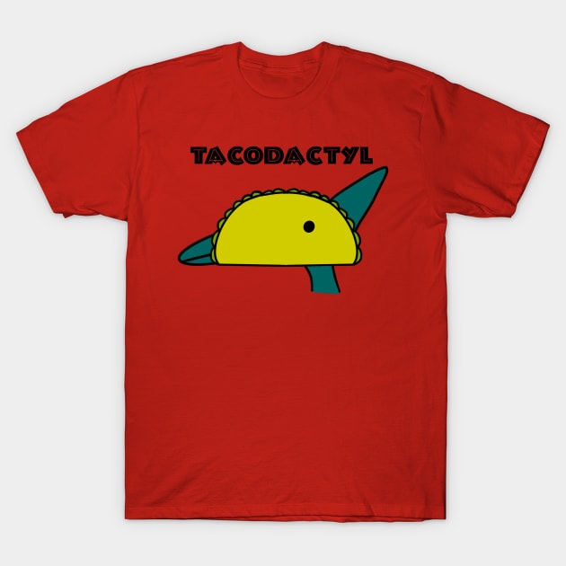 Pterodactyl Taco (Tacodactyl) T-Shirt by Kangavark